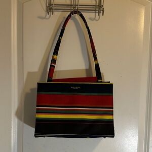 Kate Spade Multicolor Striped Tote